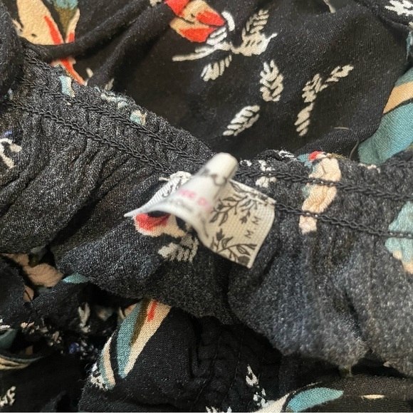 Intimately Free People Jolene Mini Slip dress Black Floral Size M - Picture 10 of 11